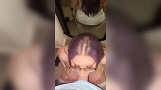 Huge Dick Tiny Chick: I love to being on my knees for a big cock #4
