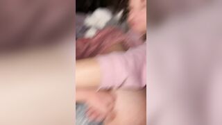 Huge Dick Tiny Chick: Finger the butt, get the ol’ rod sucked and let’s call it a day! MILF #4