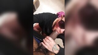 BBC: She sucks a strangers cock for clout #4