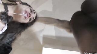 BBC: Jewish babe Arabelle Raphael suckin and rimming BBC #3