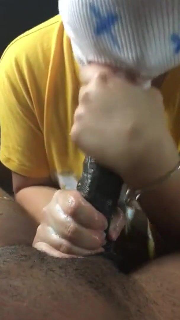 Damn...she knows how to drain a BBC