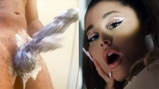 BBC Handjob: Ariana Grande vs bbc #3