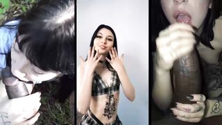 BBC Blowjob: Goth Girls for BBC #3