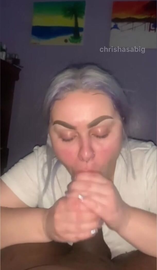 Blowing BBC like it's making her life longer