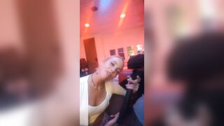 BBC Blowjob: Hot blonde give head after party #4