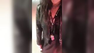 Office parking lot blowjob from hot colleague during night shift