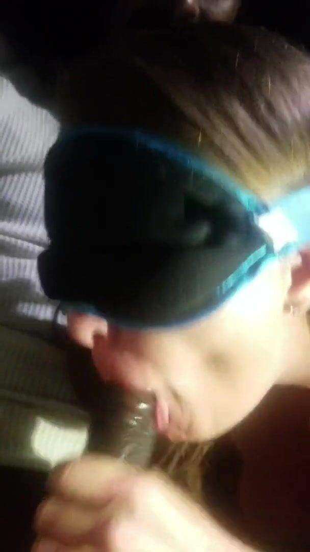 Hubby drove around while his wife sat in the back and slurped me up