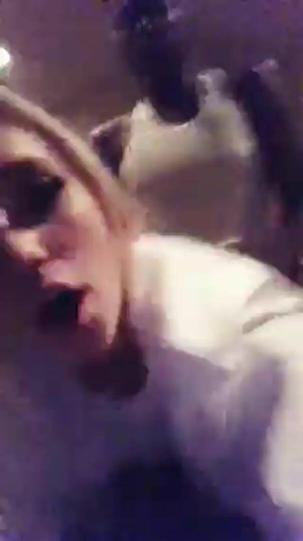 Blonde Teen Taping Herself Taking BBC