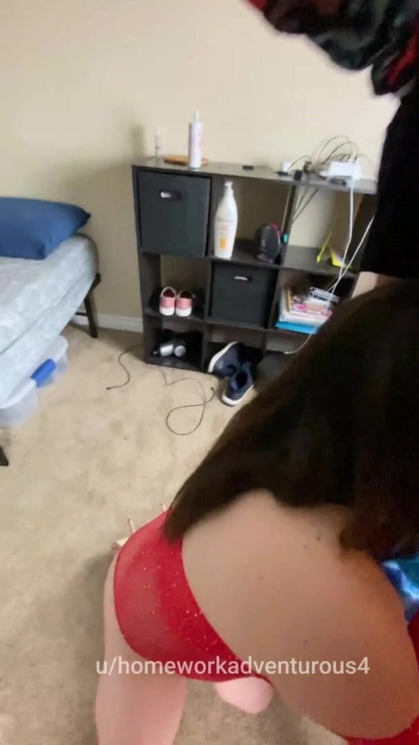Gave my man a quick suck before I used my hands and mouth for the BBCs in front of me and made him watch