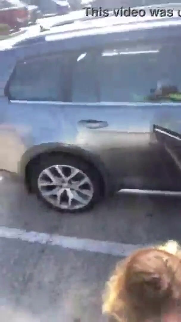 BBC facial in a parking lot