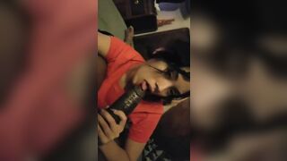 Latinas compete with each other on how much BBC they can suck in college